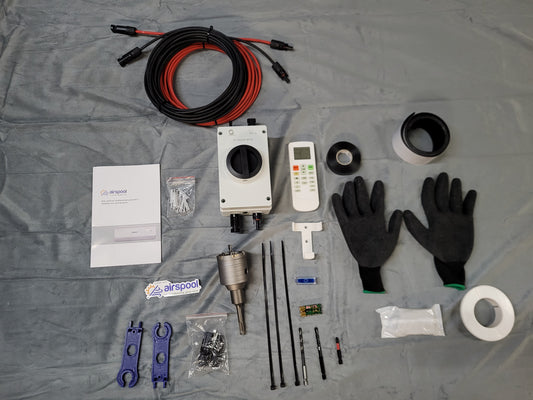 All drill bits and tools are included. You'll only need a drill.