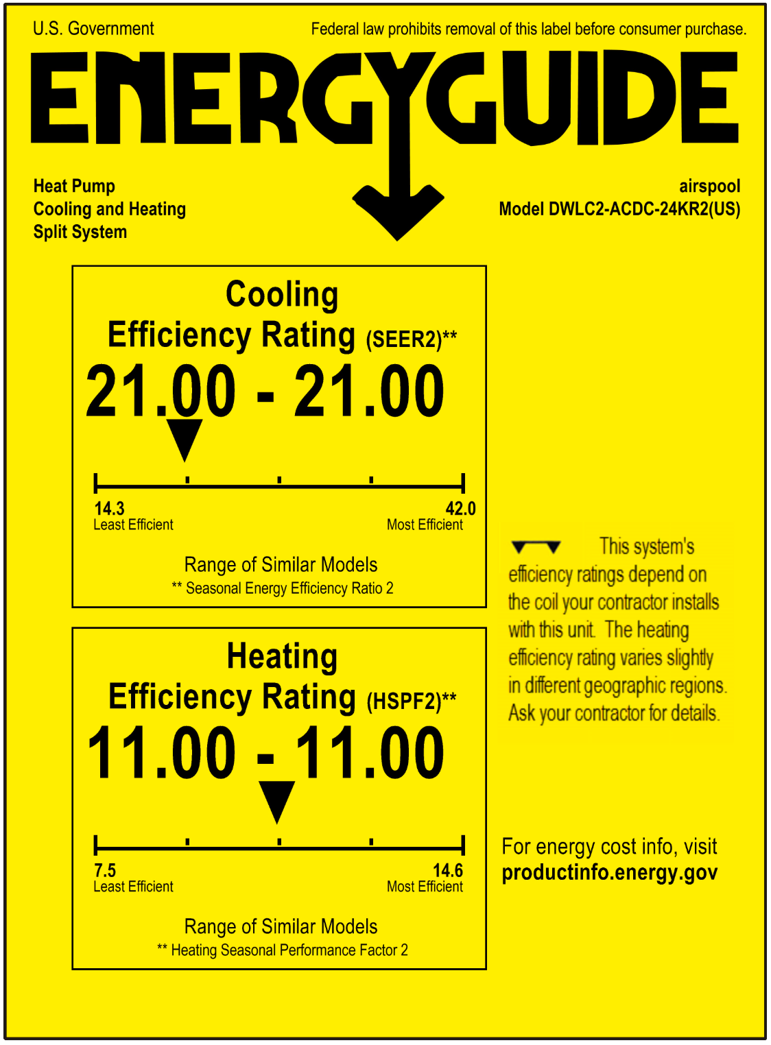 HS24 (24,000 BTU) Quick 'n' Easy. Preorder now. More coming by early January! -22F superheat and kink proof line set. The world's fastest mini-split installation! The world's best guarantee! Note: Needs 240v.