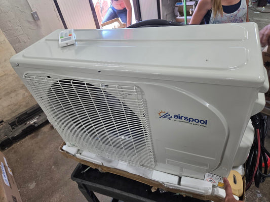 Refurbished Unit #1 HS12 Quick 'n' Easy superheat.  Outdoor unit dented--never used/ 5-year happiness guarantee.