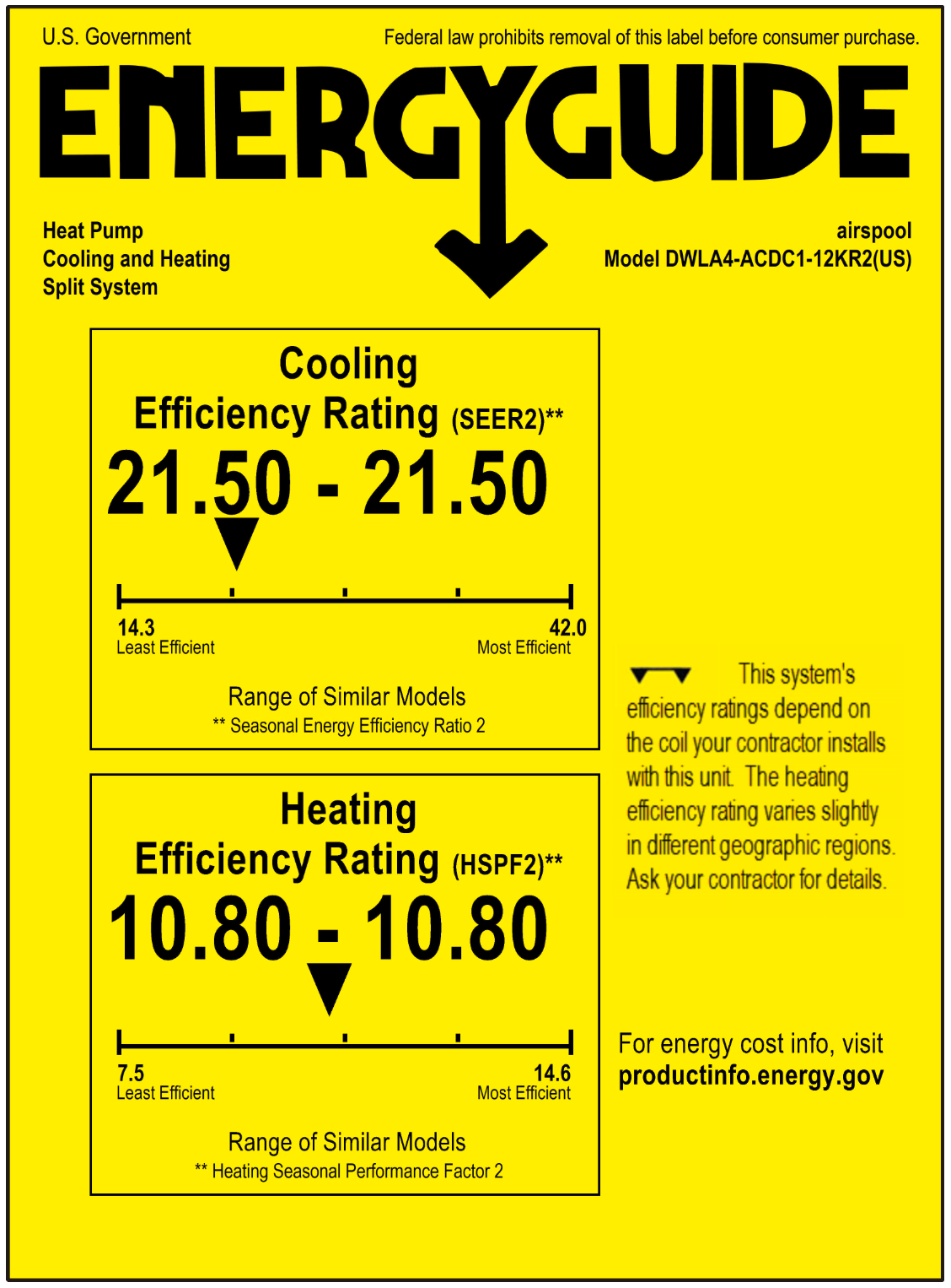 HS12 (12,000 BTU) Quick 'n' Easy solar air conditioner/heater with Superheat! 72 units left! The world's fastest mini-split installation and best guarantee! 5 minutes (literally) to connect everything. No HVAC tech needed. 5-year guarantee!