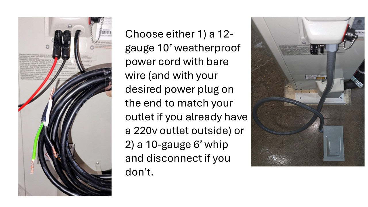 MS24 (24,000 BTU) Quick 'n' Easy solar air conditioner/heater. The world's fastest mini-split installation! The world's best guarantee! Note:  Needs 240v. Tested thoroughly before shipment.