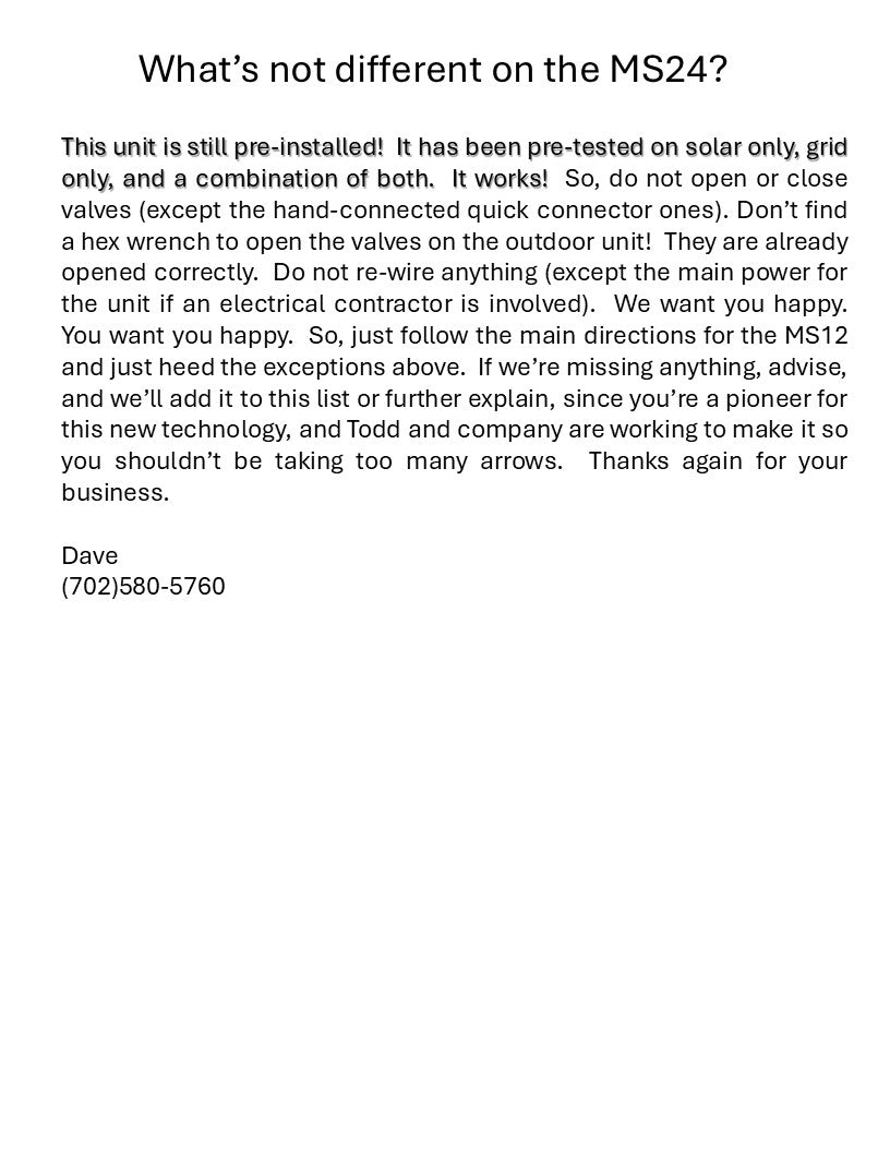 MU24 (24,000 BTU) Quick 'n' Easy: Pre-order now! More coming in early by January. 5 minutes/zone to connect each indoor unit to the outdoor unit. No HVAC tech needed. 5-year happiness guarantee!