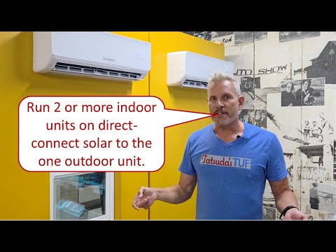 New! MU36: Pre-order the world's first 36k solar hybrid multi-split for late Sep. delivery and save $200! 36,000 BTU Airspool Quick 'n' Easy:  5 minutes/zone to connect each indoor unit to the outdoor unit. No HVAC tech needed. 5-year happiness guarantee!